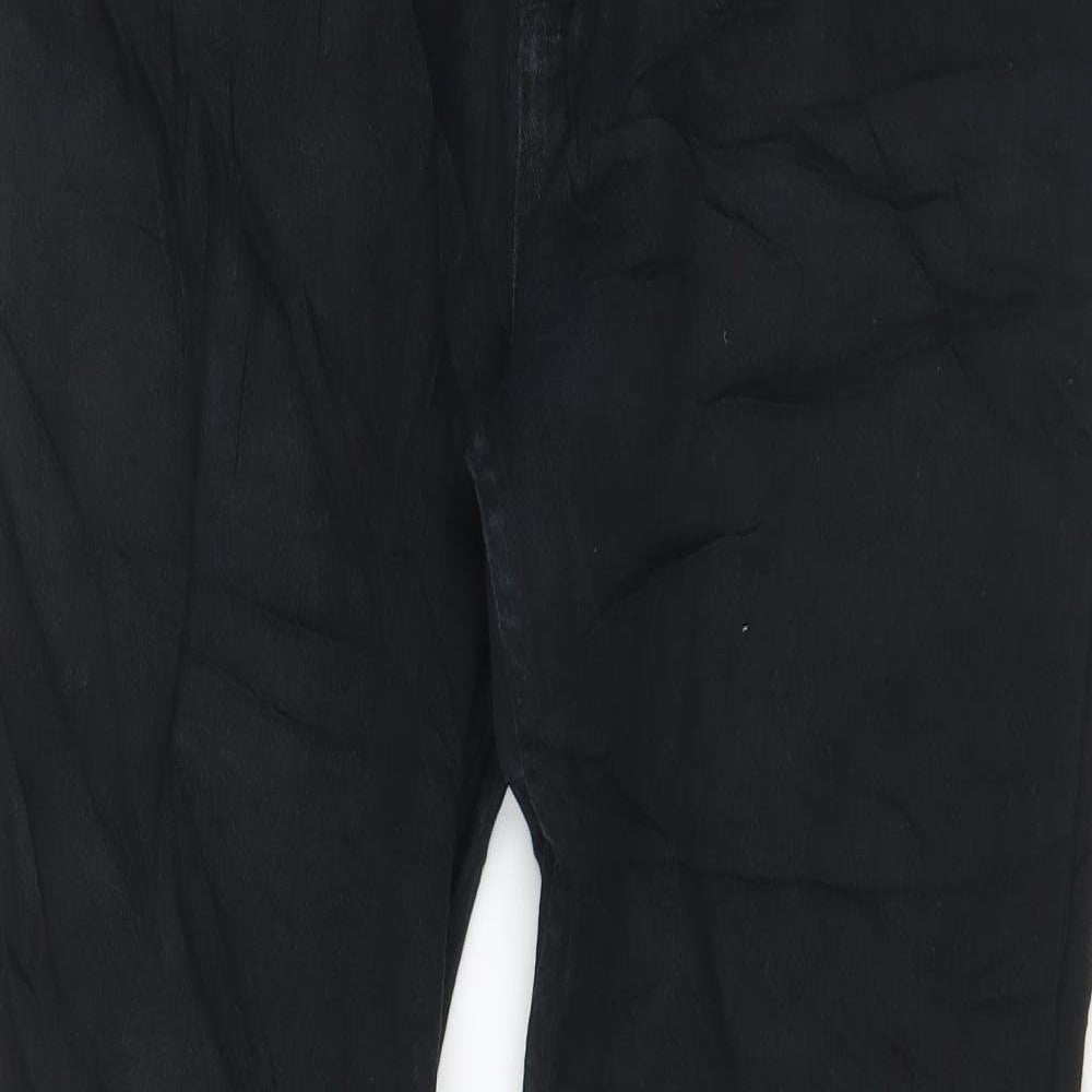 Denim & Co. Mens Black Cotton Skinny Jeans Size 32 in L30 in Regular Zip - Pockets