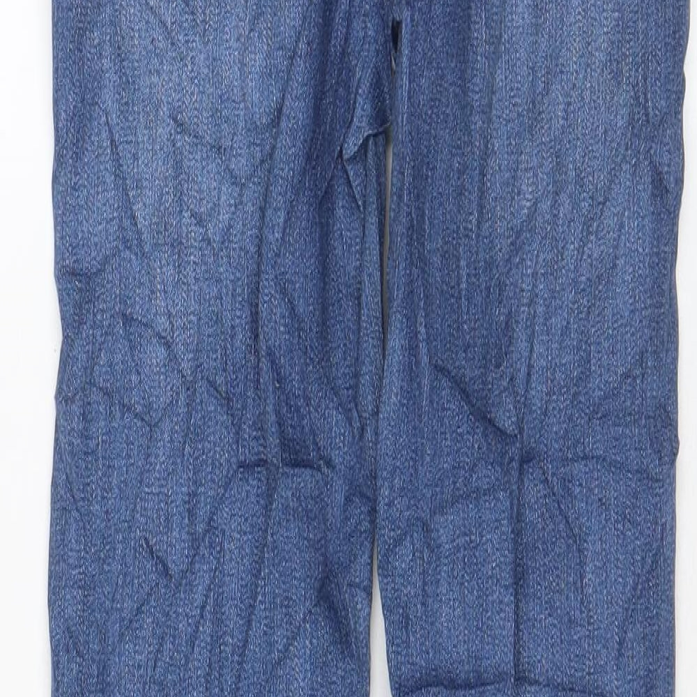CH Paris Womens Blue Cotton Skinny Jeans Size 8 L29 in Regular Zip - Pockets