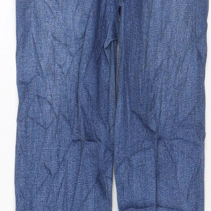 CH Paris Womens Blue Cotton Skinny Jeans Size 8 L29 in Regular Zip - Pockets