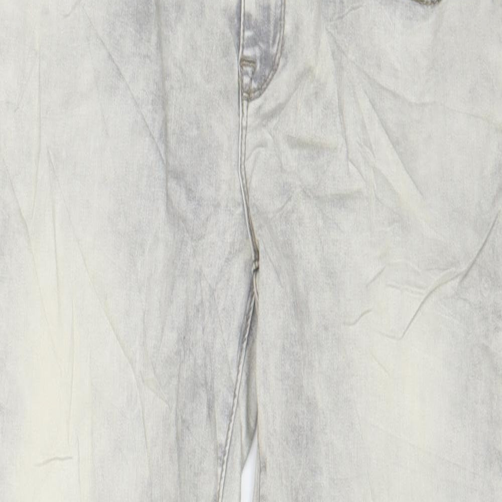 LTB Mens Grey Cotton Skinny Jeans Size 32 in L30 in Regular Zip - Pockets