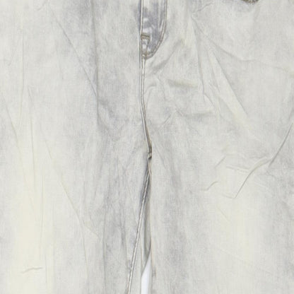 LTB Mens Grey Cotton Skinny Jeans Size 32 in L30 in Regular Zip - Pockets