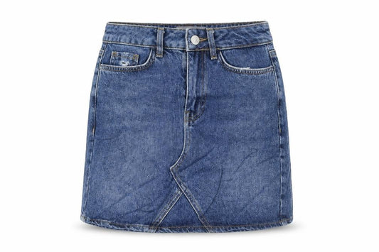 Womens UK Size 6 New Look A-Line Denim Skirt