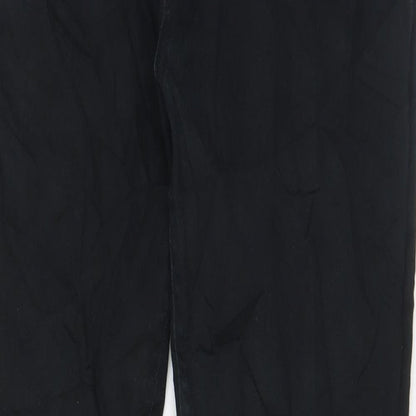 Denim & Co. Mens Black Cotton Skinny Jeans Size 32 in L30 in Regular Zip - Pockets