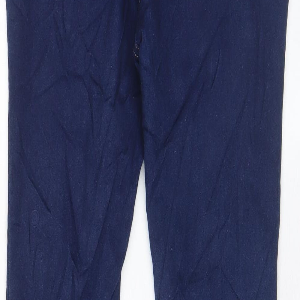 Old Navy Girls Blue Cotton Skinny Jeans Size 16 Years L29 in Regular Zip - Adjustable waist, Pockets