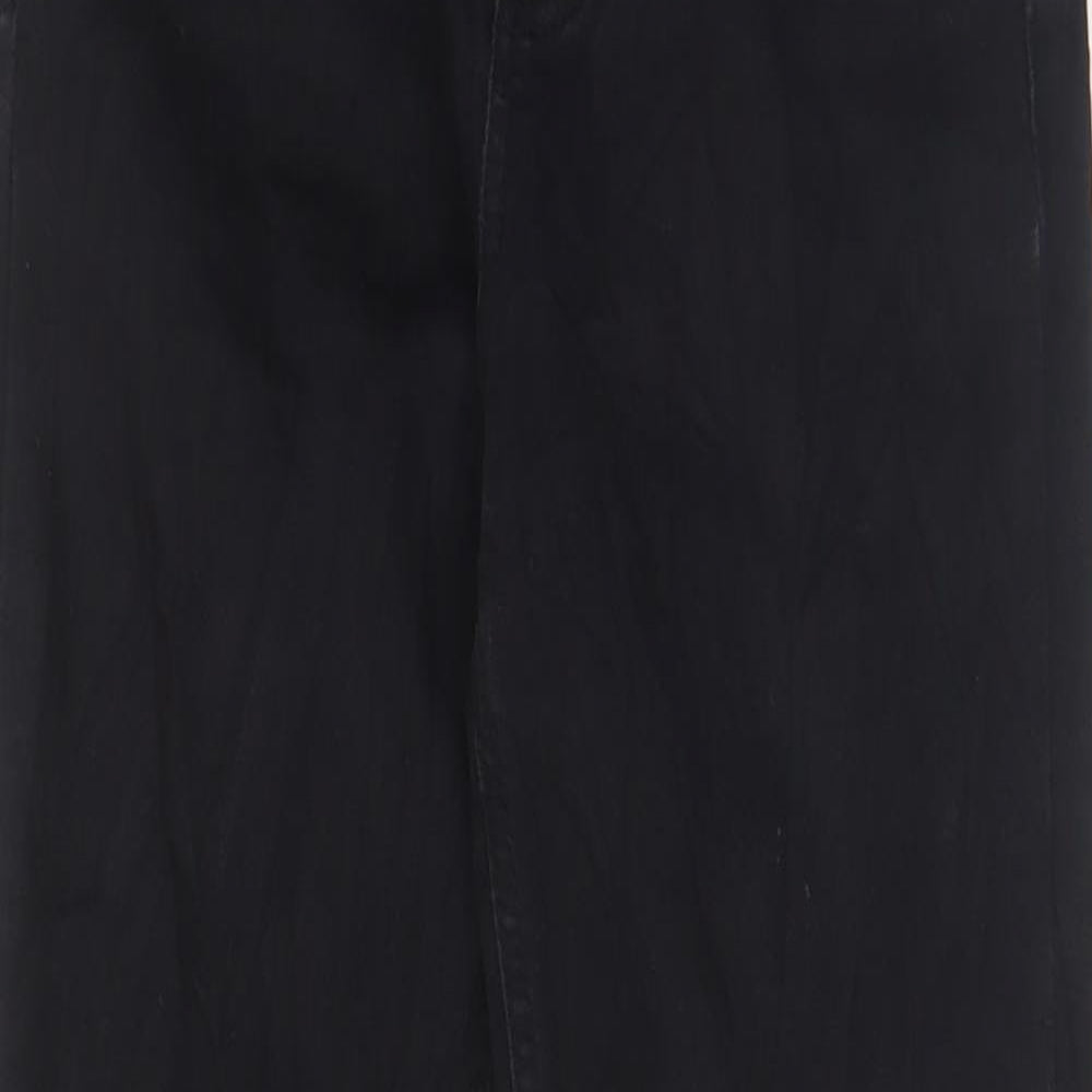 Pull&Bear Womens Black Cotton Skinny Jeans Size 8 L28 in Regular Zip - Pockets