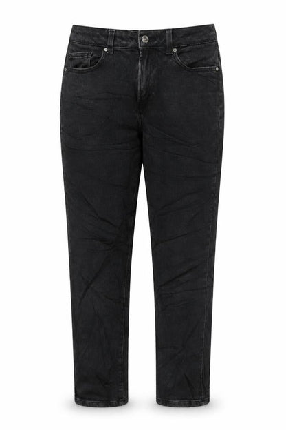 Womens UK Size 12 Denim & Co. Regular Fit Straight Black Jeans