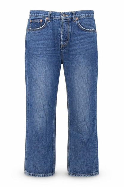 Womens UK Size 30 Topshop Regular Fit Straight Blue Jeans
