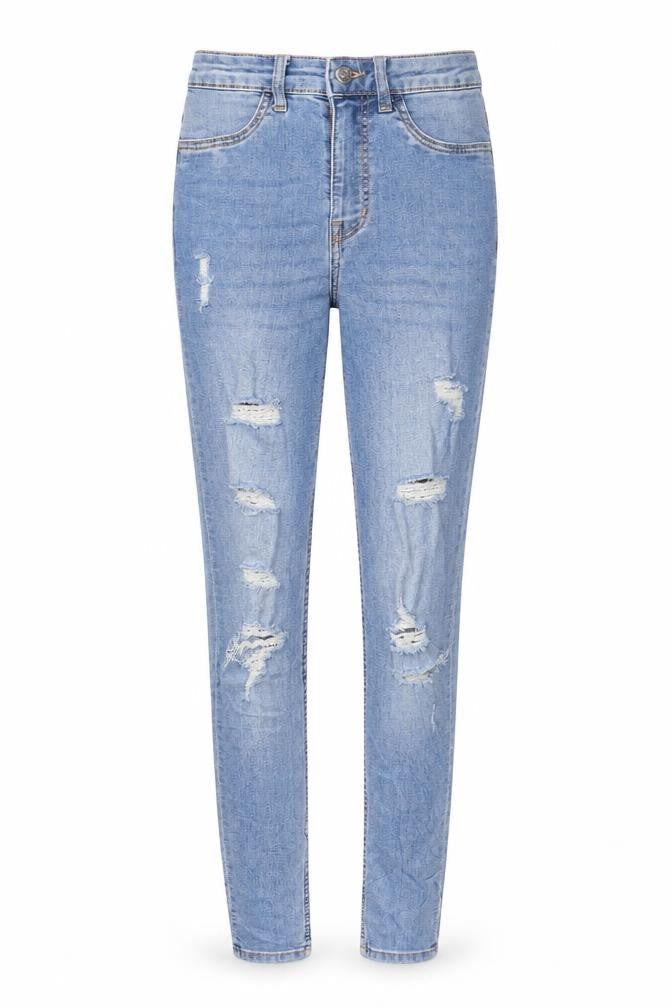 Womens UK Size 6 H&M Regular Fit Skinny Blue Jeans