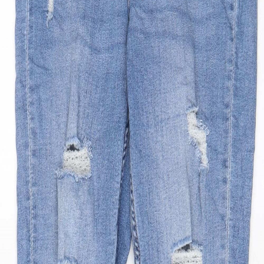 Womens UK Size 6 H&M Regular Fit Skinny Blue Jeans
