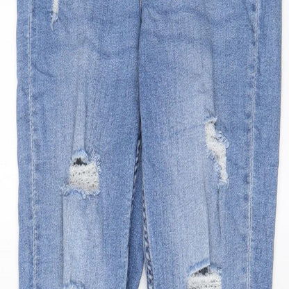 Womens UK Size 6 H&M Regular Fit Skinny Blue Jeans