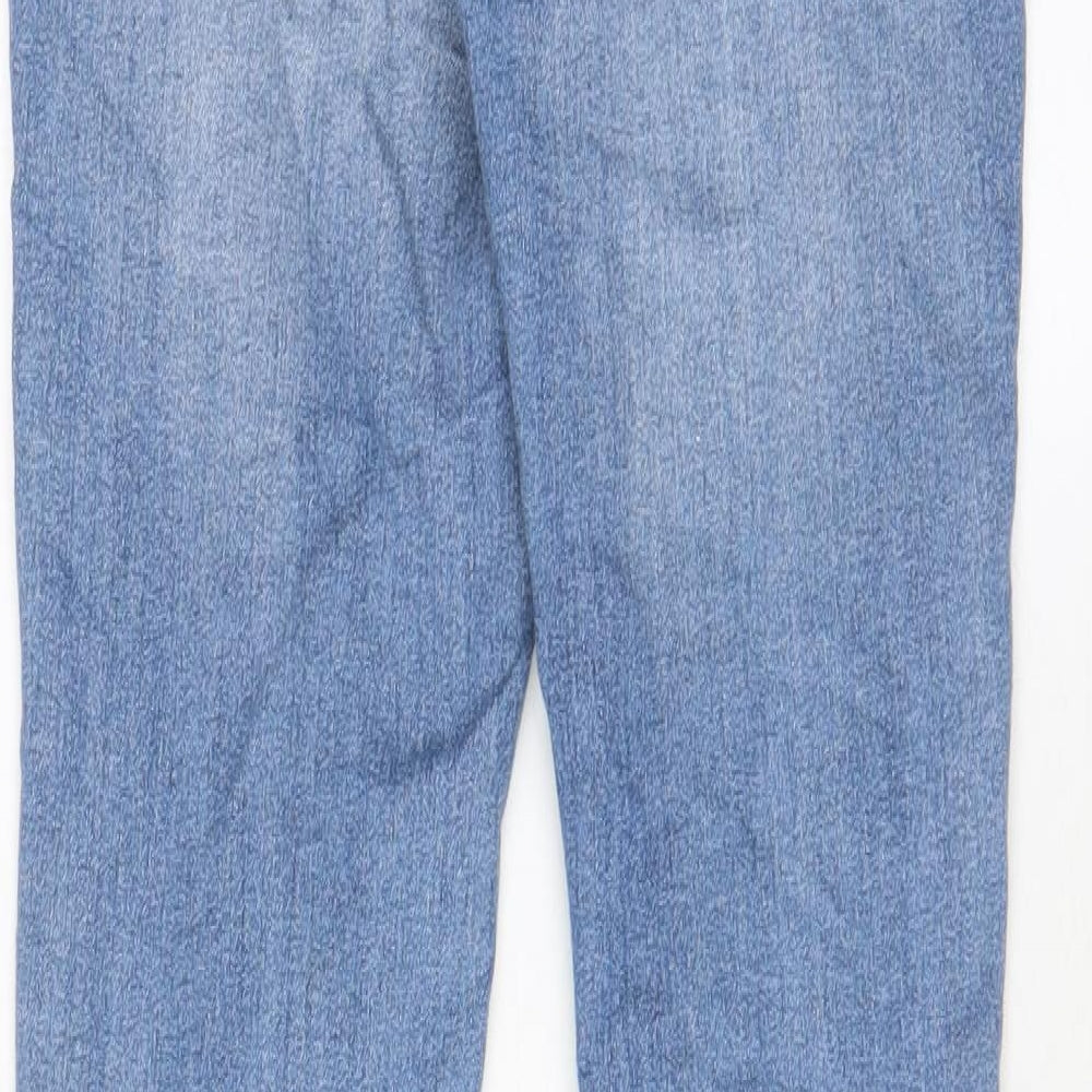 Womens UK Size 6 H&M Regular Fit Skinny Blue Jeans