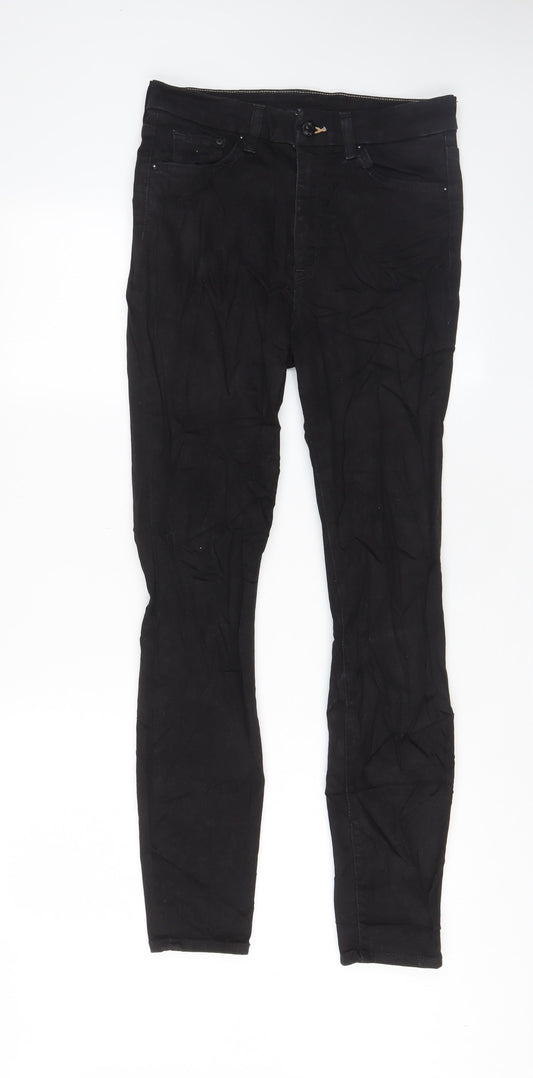 H&M Mens Black Cotton Skinny Jeans Size 29 in L29 in Regular Zip - Pockets