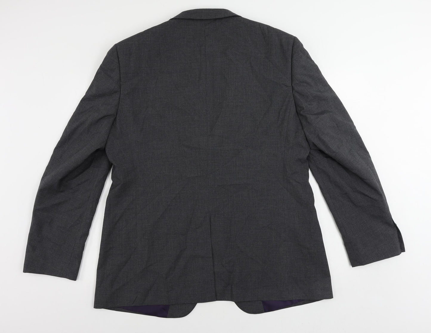 Autograph Mens Grey Polyester Jacket Suit Jacket Size 44 Regular