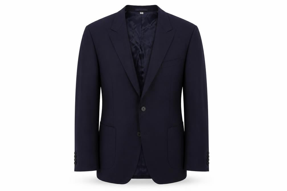 Mens UK Size 46 Autograph Regular Blue Suit Jacket