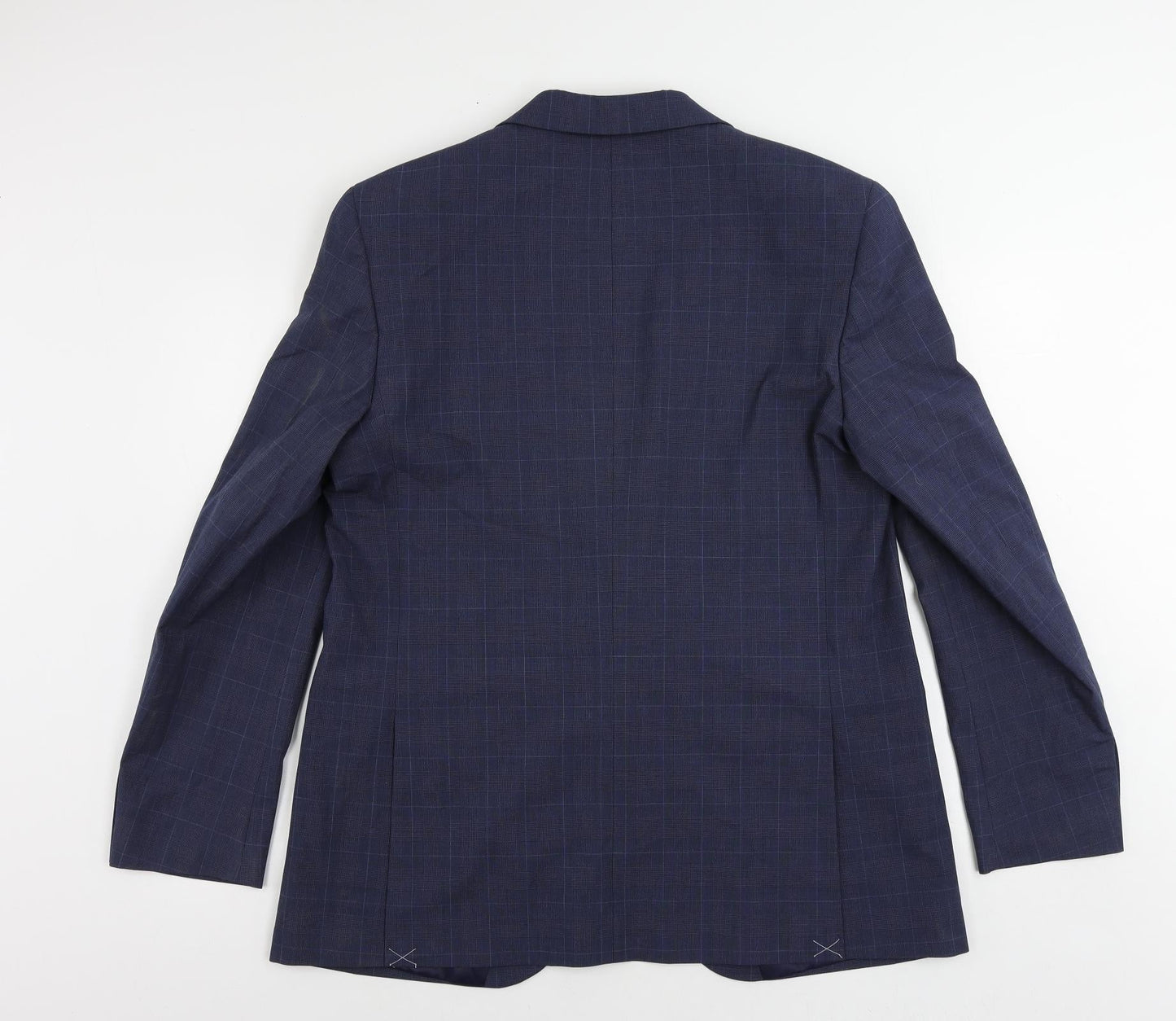 Mens UK Size 44 Marks and Spencer Regular Blue Suit Jacket