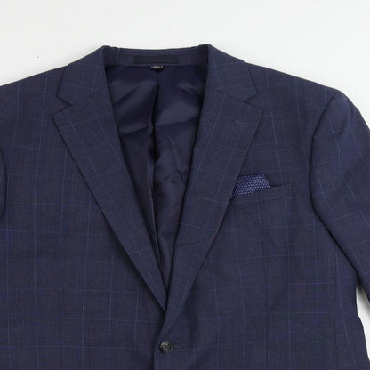 Mens UK Size 44 Marks and Spencer Regular Blue Suit Jacket