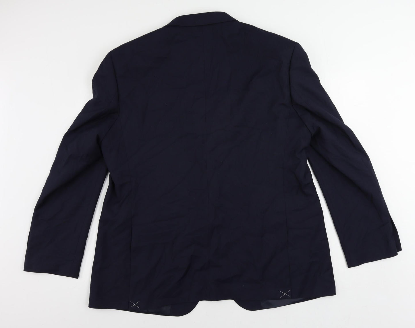 Mens UK Size 46 Marks and Spencer Regular Blue Suit Jacket
