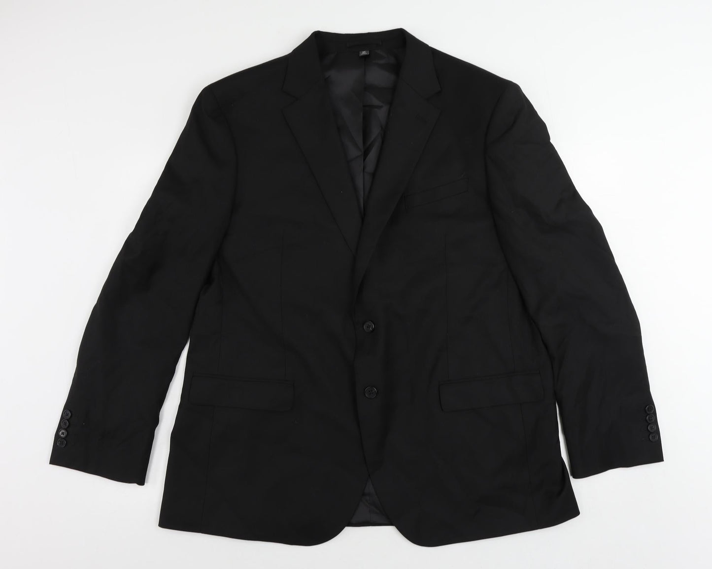 Mens UK Size 44 Marks and Spencer Regular Black Suit Jacket
