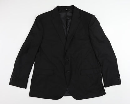 Mens UK Size 44 Marks and Spencer Regular Black Suit Jacket