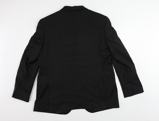 Mens UK Size 44 Marks and Spencer Regular Black Suit Jacket