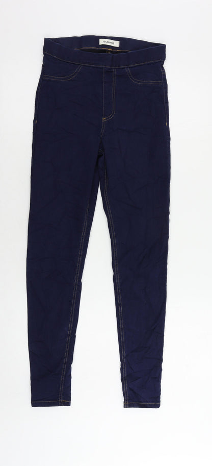 Womens UK Size 8 Marks and Spencer Regular Fit Jegging Blue Jeans