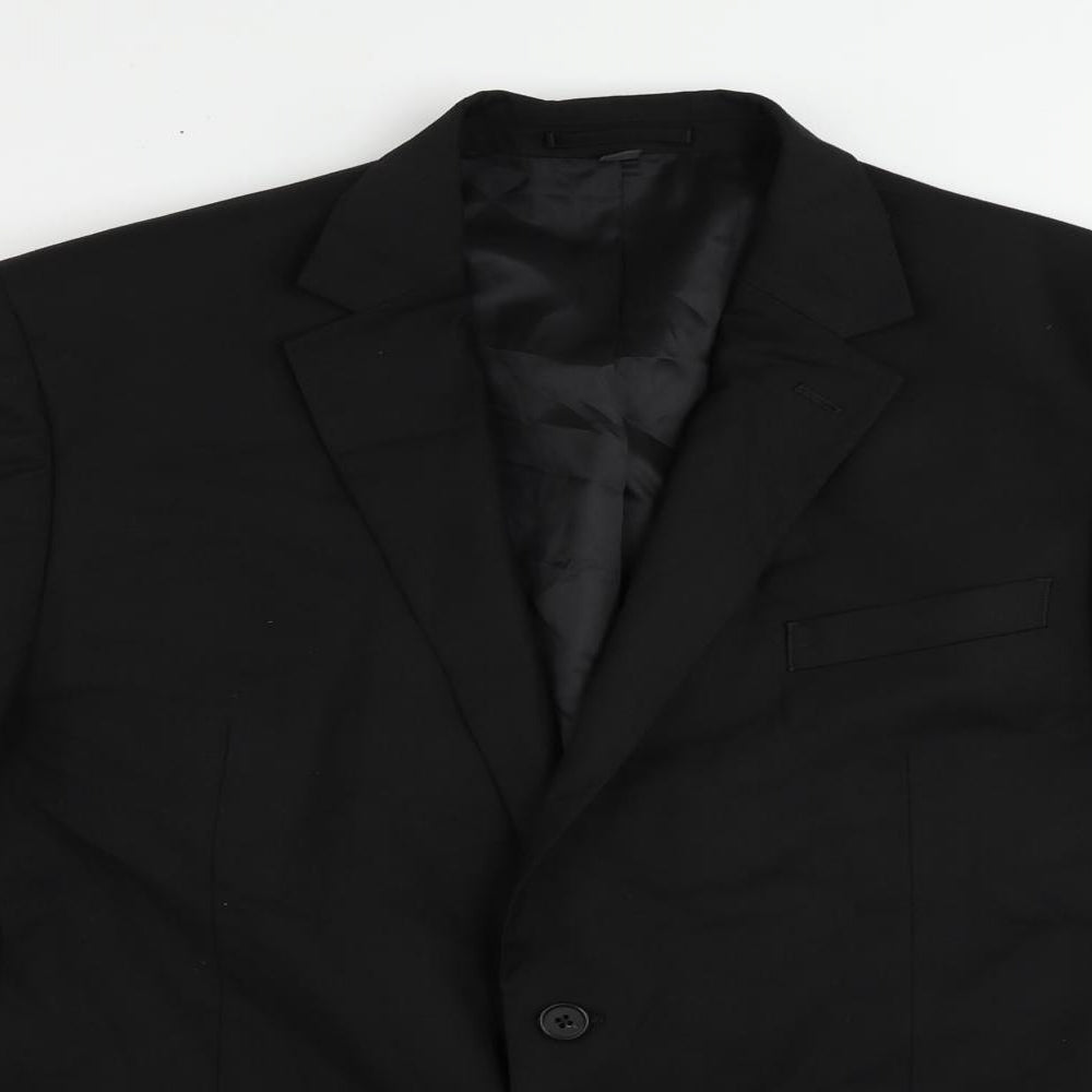 Mens UK Size 44 Marks and Spencer Regular Black Suit Jacket