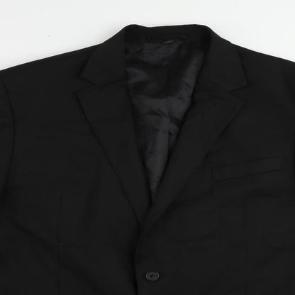 Mens UK Size 44 Marks and Spencer Regular Black Suit Jacket