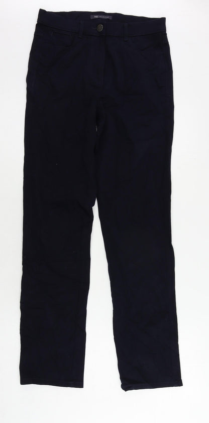 Womens UK Size 8 Marks and Spencer Regular Fit Straight Blue Jeans