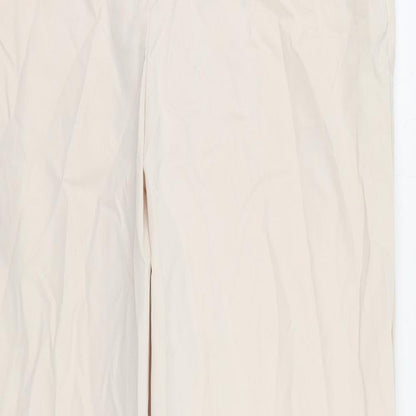 Womens UK Size 16 Marks and Spencer Regular Fit Chino Beige Trousers
