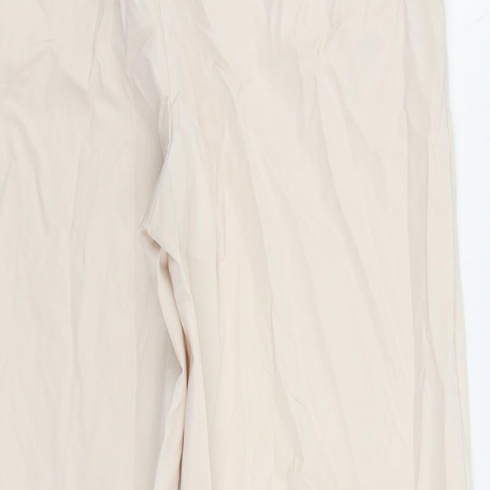 Womens UK Size 16 Marks and Spencer Regular Fit Chino Beige Trousers