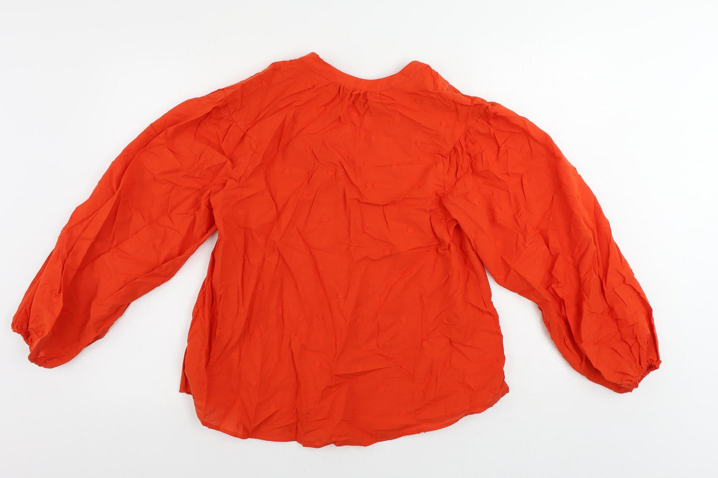 Womens UK Size 8 Marks and Spencer Red Basic Blouse