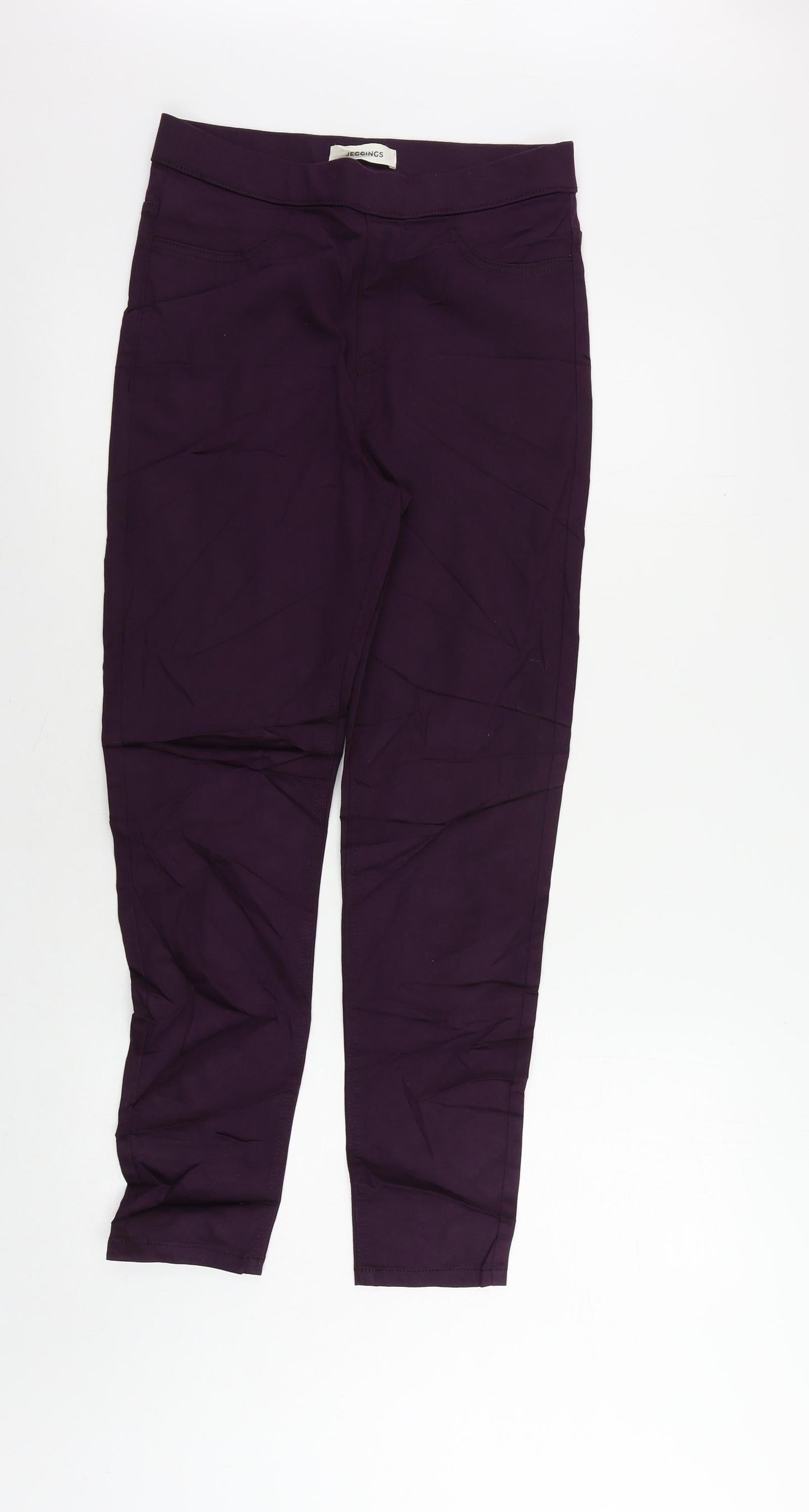 Womens UK Size 10 Marks and Spencer Regular Fit Jegging Purple Jeans