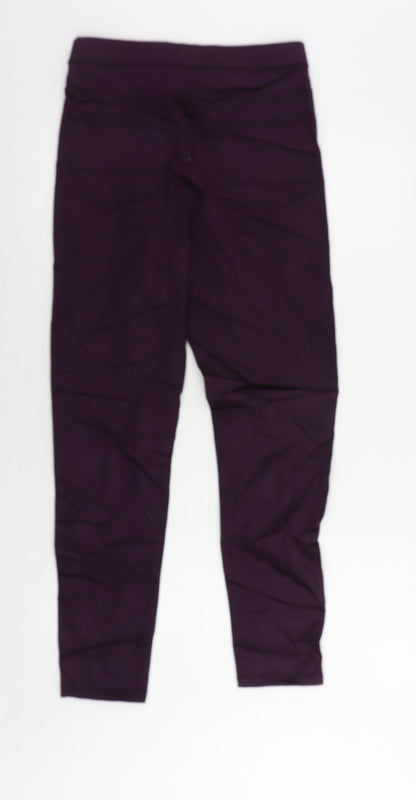 Womens UK Size 10 Marks and Spencer Regular Fit Jegging Purple Jeans