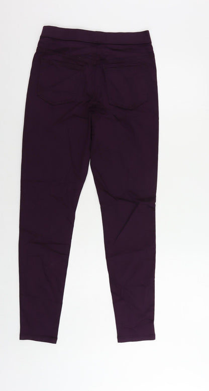 Womens UK Size 10 Marks and Spencer Regular Fit Jegging Purple Jeans