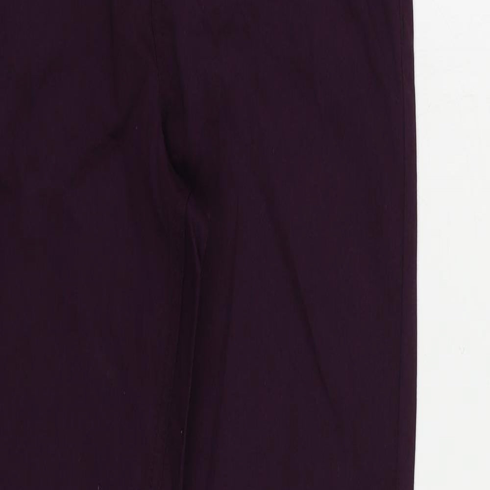 Womens UK Size 10 Marks and Spencer Regular Fit Jegging Purple Jeans