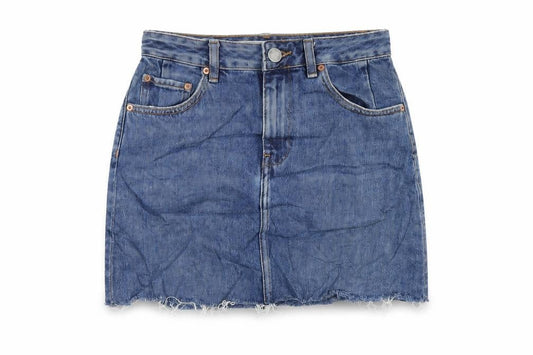 Womens UK Size 8 ASOS A-Line Denim Skirt
