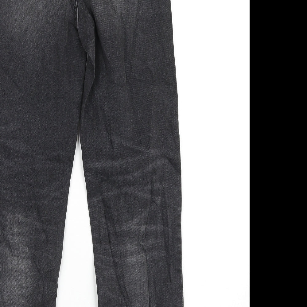 Womens UK Size 8 Marks and Spencer Regular Fit Straight Grey Jeans