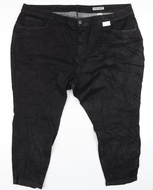 Womens UK Size 30 Marks and Spencer Regular Fit Skinny Black Jeans