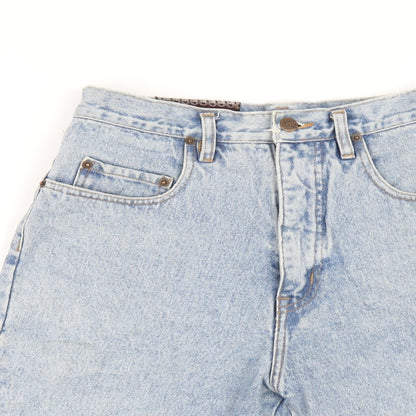 Pepe Jeans Mens Blue Cotton Bermuda Shorts Size 30 in L12 in Regular Zip