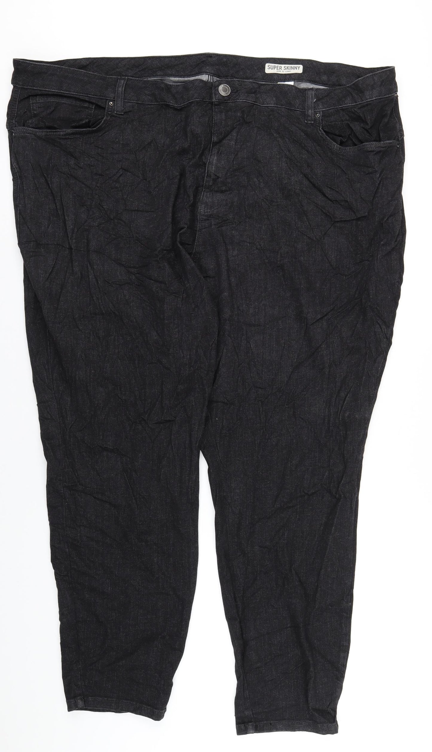 Womens UK Size 32 in Marks and Spencer Regular Fit Skinny Black Jeans