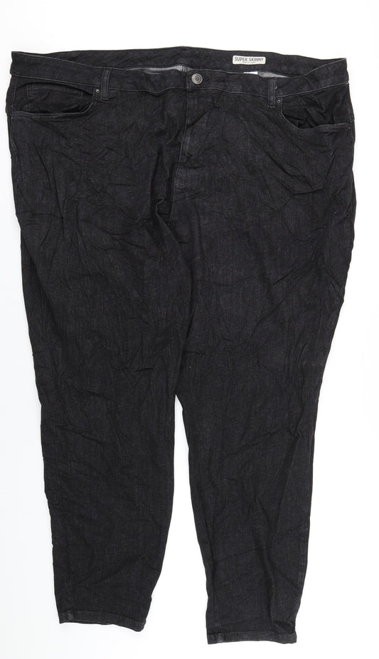 Womens UK Size 32 in Marks and Spencer Regular Fit Skinny Black Jeans