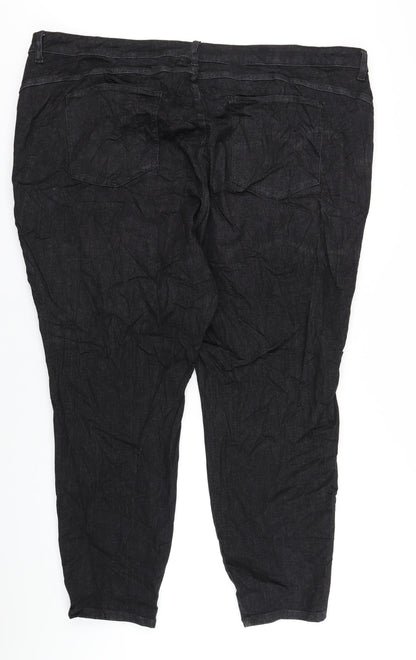 Womens UK Size 32 in Marks and Spencer Regular Fit Skinny Black Jeans