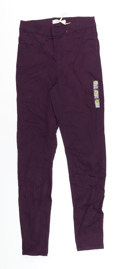 Womens UK Size 6 Marks and Spencer Regular Fit Jegging Purple Jeans