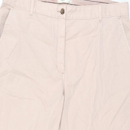 Womens UK Size 20 Marks and Spencer Regular Fit Chino Pink Trousers