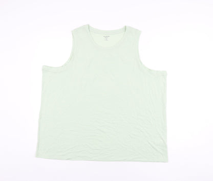 Womens UK Size 20 Marks and Spencer Green Basic Tank