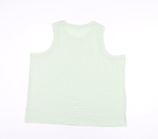 Womens UK Size 20 Marks and Spencer Green Basic Tank