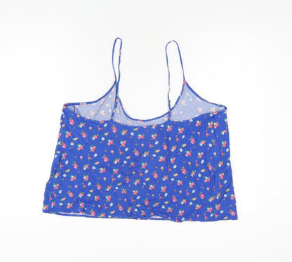 Womens UK Size 20 Marks and Spencer Blue Camisole T-Shirt