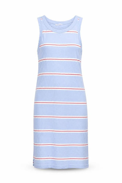 Marks and Spencer Womens Blue Striped Cotton Bodycon Size S Round Neck Pullover