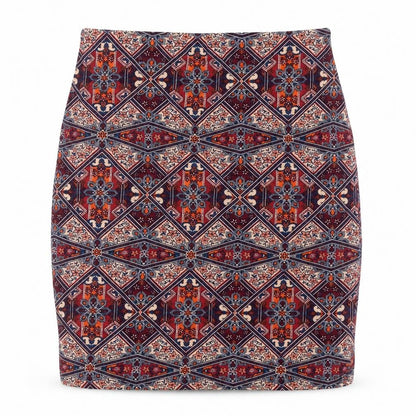 Womens UK Size 6 New Look Multicoloured Straight & Pencil Skirt