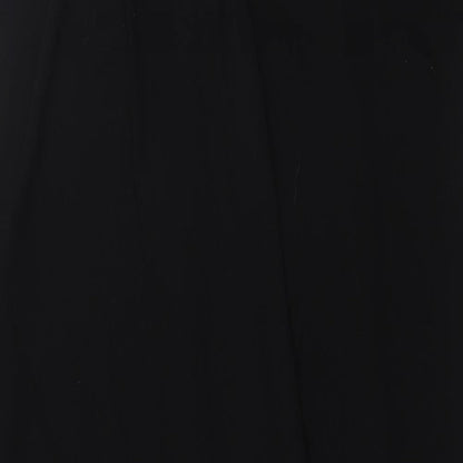 ASOS Womens Black Polyester A-Line Size 10 V-Neck Pullover - Layered